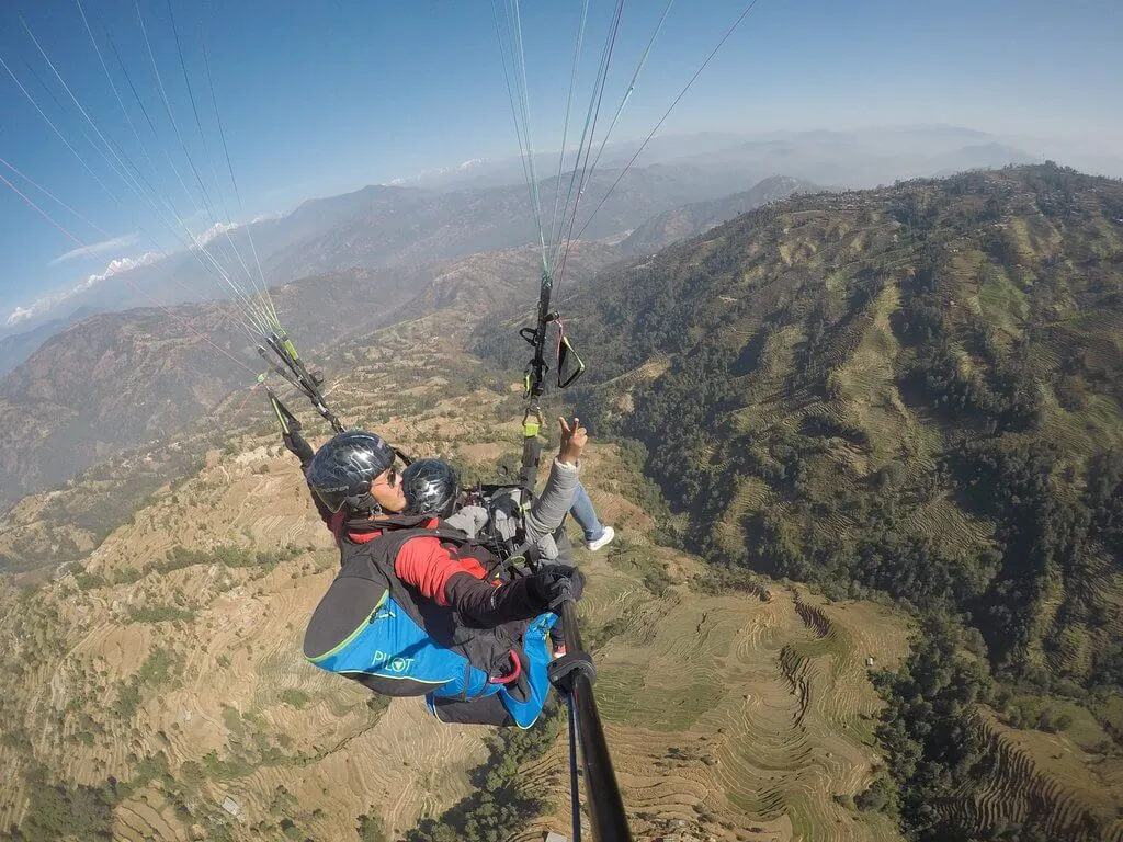 Paragliding-in-Nepal